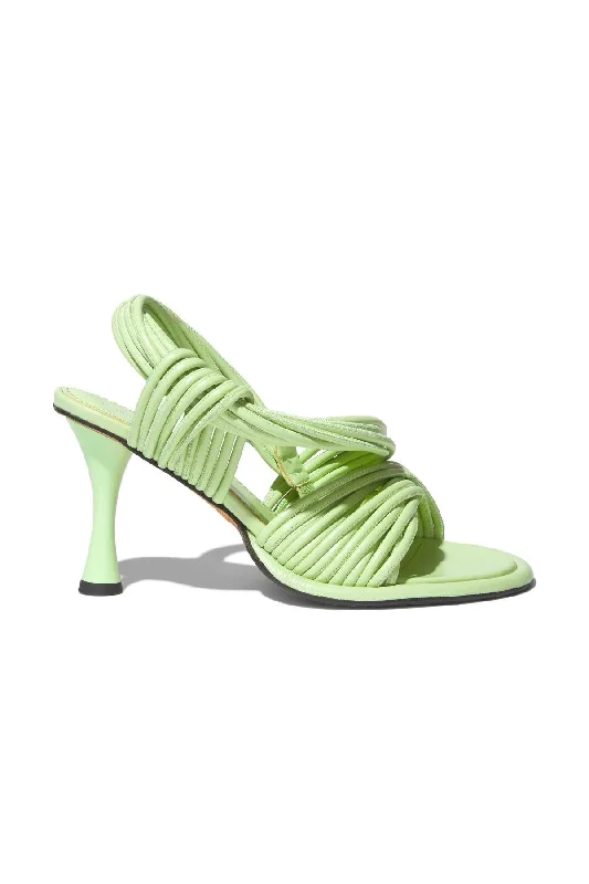 Proenza Schouler Pipe Rolo Slingback Sandal - Pistachio