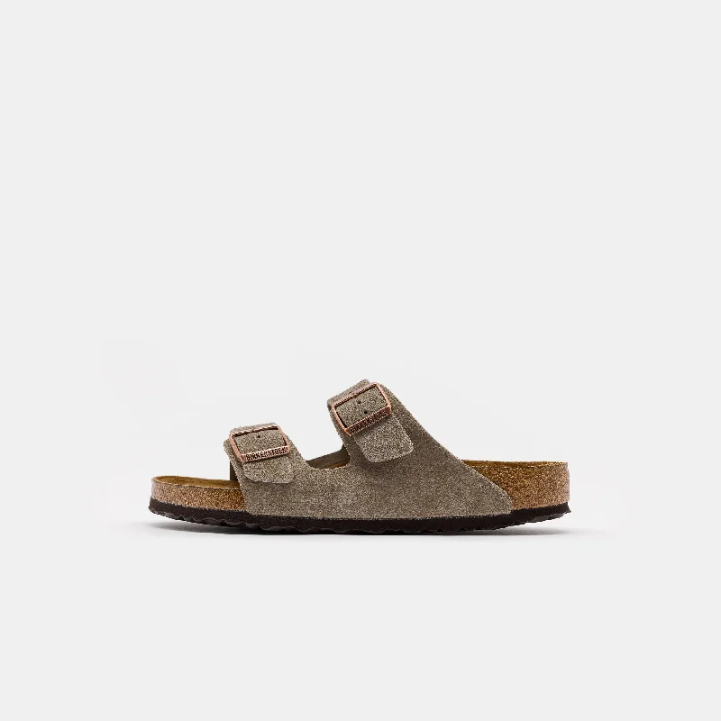 Arizona Soft Footbed Sandal in Taupe