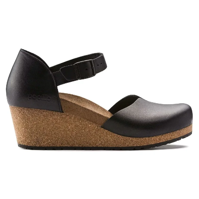 Birkenstock Women's Mary Natural Leather Black