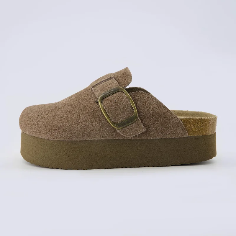 Granola 2 Suede Platform Clog