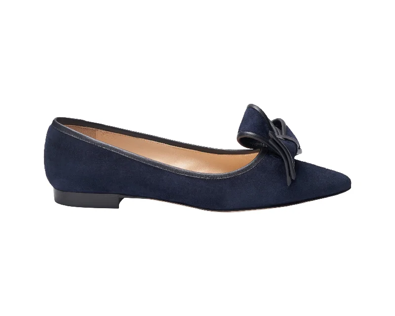 Navy Suede