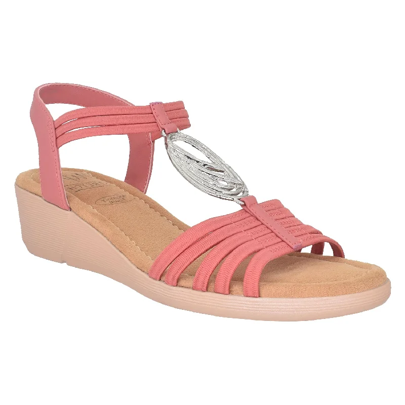 Ralana Stretch Elastic Sandal with Memory Foam