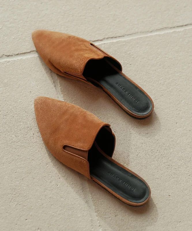 Suede Mule