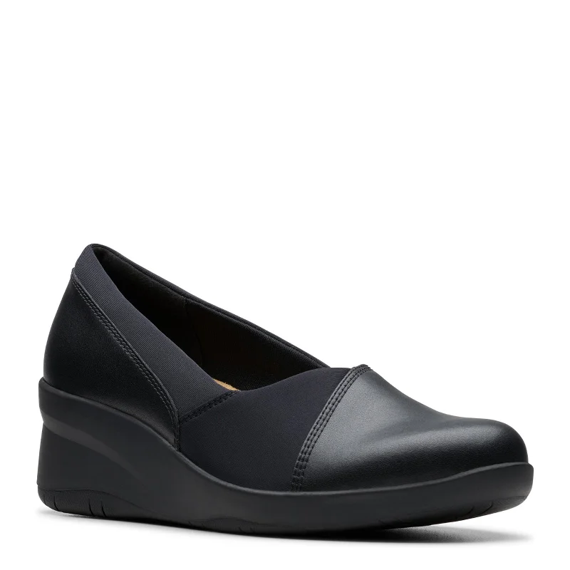 Women's Clarks, Suttyn Walk Wedge Slip-On