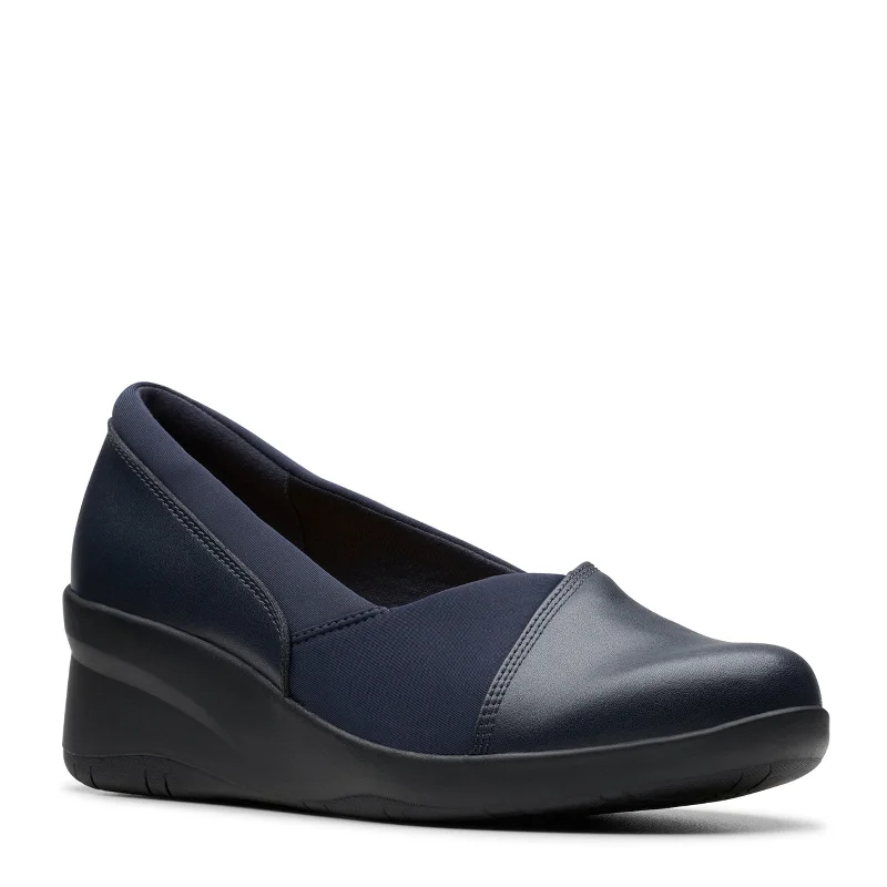 Women's Clarks, Suttyn Walk Wedge Slip-On