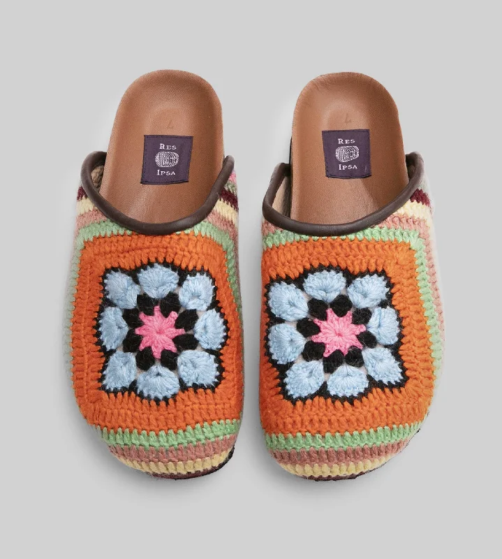 Women's Crochet Clog Size 7