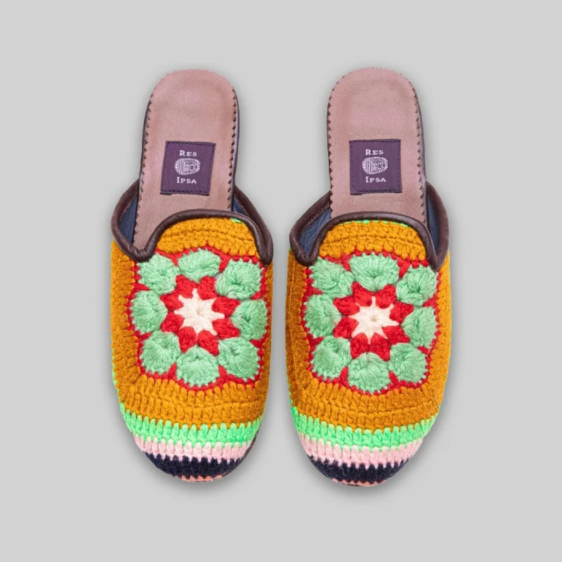 Women's Crochet Mule Size 6