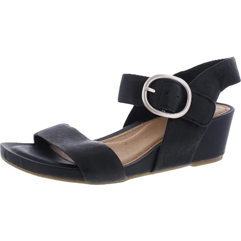 Spring Offer Sofft Womens Leather Open Toe Wedge Sandals