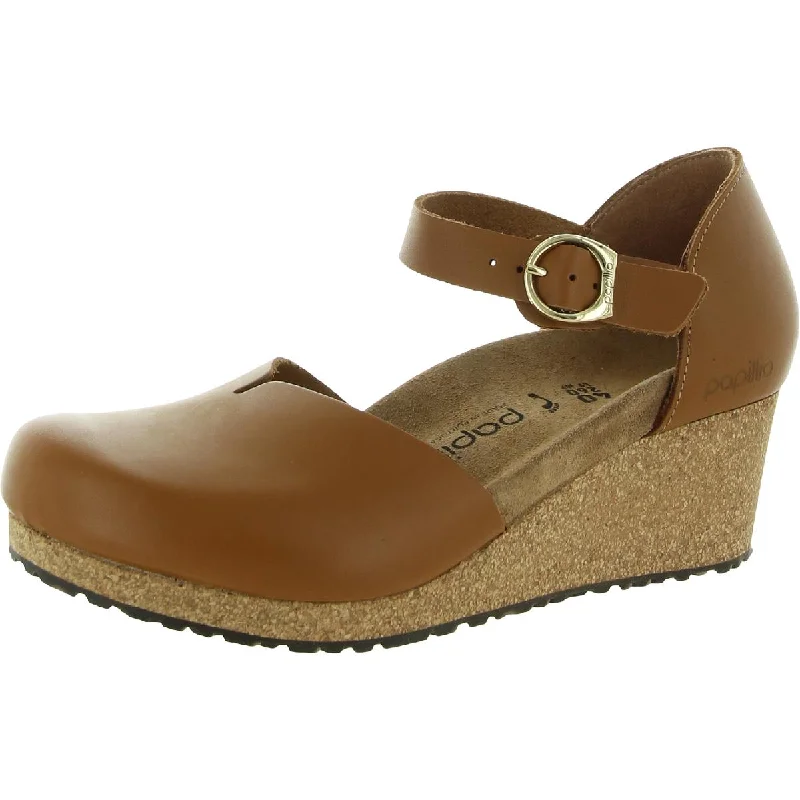 Shop The Hottest Deals Womens Leather Closed Toe Wedge Sandals