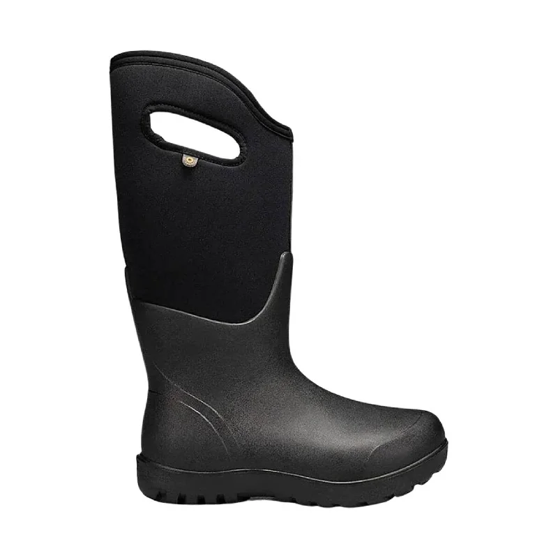 Ultra-Soft Flats Deal Bogs Women's Neo Classic Wide Calf Rain Boot - Black