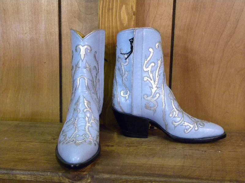 Comfortable Flat Feet Shoes Sold Out - Nashville Baby Blue Tres Outlaws Women's Flamingo Boot 1113@