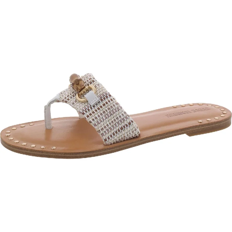 New In This Season Rebecka Womens Slip On Thong Flip-Flops